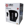 Salton Essentials EJK1821B - Cordless Electric Kettle, 1.7 Liter Capacity, Black - 65-310772 - Mounts For Less