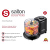 Salton Essentials - Mini Electric Chopper with 1.4 Cup Capacity, 100 Watts, Black - 65-311081 - Mounts For Less