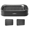 Salton HG1788 Smokeless Indoor BBQ with Digital Controls with Flat Plate and Grill 15" x 9" - 82-HG1788 - Mounts For Less
