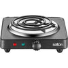 Salton HP1940 - Single Coil Electric Stove with Temperature Control, Black - 82-HP1940 - Mounts For Less