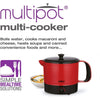 Salton MP2013 - Multipot Non-Stick Multi-Cooker, 1.25L Capacity, Red - 82-MP2013 - Mounts For Less