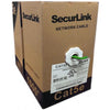 SecureLink Solid Cat5e Network Cable - FT4/CMR - Green 1000' - - Mounts For Less