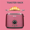 Sencor - 2 Slice Toaster with 9 Intensity Levels and Timer, 800W, Metallic Red - 49-STS 6054RD-NAA1 - Mounts For Less