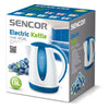 Sencor - Electric Kettle with Removable Filter, 1.8 Liter Capacity, 1200W, Blue - 49-SWK 1812BL - Mounts For Less
