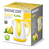 Sencor - Electric Kettle with Removable Filter, 1.8 Liter Capacity, 1200W, Yellow - 49-SWK 1816YL - Mounts For Less