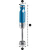 Sencor - Hand Blender Set with Chopper and Whisk, Variable Speed, 350W, Blue - 49-SHB 4361BL-NAA1 - Mounts For Less