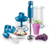 Sencor - Hand Blender Set with Chopper and Whisk, Variable Speed, 350W, Blue - 49-SHB 4361BL-NAA1 - Mounts For Less