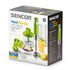 Sencor - Hand Blender Set with Chopper and Whisk, Variable Speed, 350W, Green - 49-SHB 4362GR-NAA1 - Mounts For Less