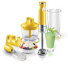 Sencor - Hand Blender Set with Chopper and Whisk, Variable Speed, 350W, Yellow - 49-SHB 4366YL-NAA1 - Mounts For Less