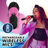 Singsation - FreeStyle Bluetooth Wireless Karaoke System, 2 Wireless Microphones Included, Pink - 67-CESPKAW10PK - Mounts For Less
