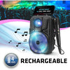 Singsation - Party Vibe Karaoke Party System, Bluetooth, Microphone Included, Black - 67-CESPKA21V - Mounts For Less