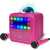Singsation - Star Burst All-in-One Karaoke System, Bluetooth, 2 Microphones Included, Pink - 67-CESPKA25PK - Mounts For Less
