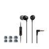Sony - In-Ear Stereo Headphones with Microphone, Black - 95-MDR-EX15AP-B - Mounts For Less