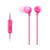 Sony - In-Ear Stereo Headphones with Microphone, Pink - 95-MDR-EX15AP-P - Mounts For Less