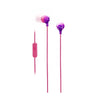 Sony - In-Ear Stereo Headphones with Microphone, Purple - 95-MDR-EX15AP-PU - Mounts For Less