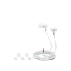 Sony - In-Ear Stereo Headphones with Microphone, White - 95-MDR-EX15AP-W - Mounts For Less