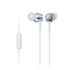 Sony In-Ear Stereo Headphones with Remote Control and Microphone, White - 95-MDR-EX255AP-W - Mounts For Less
