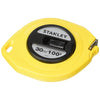 Stanley - Steel Tape Measure, 100 Feet/ 30 Meters Length, Yellow - 119-34-107 - Mounts For Less