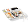 Starfrit - 6 Piece Fondue and Hors d'oeuvre Plate Set, Made of Porcelain, White - - Mounts For Less