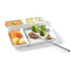 Starfrit - 6 Piece Fondue and Hors d'oeuvre Plate Set, Made of Porcelain, White - - Mounts For Less