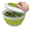 Starfrit - Collapsible Salad Spinner, 3 Liter Capacity, Dishwasher Safe, Green - - Mounts For Less