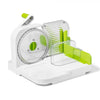 Starfrit - Deli Slicer Multifunction Food Slicer, 16.5 cm Stainless Steel Blade, Green - 65-370979 - Mounts For Less