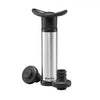 Starfrit - Pump to Preserve Wine with 2 Stoppers, Stainless Steel - 65-372001 - Mounts For Less