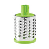 Starfrit - Rotary Grater, 3 Interchangeable Barrels, Suction Cup Base, Green - 119-0929300030000 - Mounts For Less