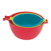 Starfrit - Set of 2 Mixing Bowls and 1 Nesting Colander, Non-Slip Base, Dishwasher Safe - 65-371995 - Mounts For Less