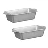 Starfrit - Set of 2 The Rock Wave Bread Baking Pan, 5" x 9", Carbon Steel - 65-218327x2 - Mounts For Less