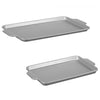 Starfrit - Set of 2 The Rock Wave Griddles, 10" x 15" and 11" x 17.5", Carbon Steel - 65-218328/218329 - Mounts For Less