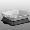 Starfrit - Set of 2 The Rock Wave Square Baking Pans, 9" Width, Carbon Steel - 65-218326x2 - Mounts For Less