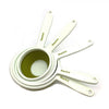 Starfrit - Set of 5 Collapsible Measuring Cups, Dishwasher Safe, Green - 65-325792 - Mounts For Less