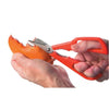 Starfrit - Shellfish Scissors, Detachable Stainless Steel Blades, Red - 65-370108 - Mounts For Less