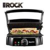 Starfrit - The Rock Panini Press, Removable Non-Stick Plates, 1200 Watts, Black - - Mounts For Less