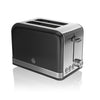 Swan 2 Slice Retro Toaster Black - 82-ST19010BN - Mounts For Less