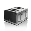 Swan 4 Slice Retro Toaster Black - 82-ST19020BN - Mounts For Less
