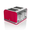 Swan 4 Slice Retro Toaster Red - 82-ST19020RN - Mounts For Less