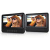 Sylvania 7 Inch Dual Screen Portable DVD Player, Black - 67-CESDVD7751 - Mounts For Less