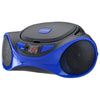 Sylvania CESRCD1063BT Portable Bluetooth CD/Radio Boombox Blue - 67-CESRCD1063BT - Mounts For Less