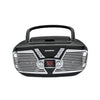Sylvania CESRCD211-BLK Portable Retro CD Boombox with AM/FM Radio Black - 67-CESRCD211-BLK - Mounts For Less