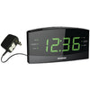 Sylvania Jumbo Digit 1.8 '' Alarm Clock Radio with Bluetooth Black SCR1989BT - 67-CESCR1989BT - Mounts For Less