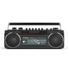 Sylvania - Retro Bluetooth BoomBox and Cassette Player with FM Radio, Black - 65-310994 - Mounts For Less