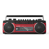 Sylvania - Retro Bluetooth BoomBox and Cassette Player with FM Radio, Red - 67-CESRC232BT-RED - Mounts For Less