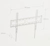 SyncMount SM-4790F - 47" to 90" Fixed Low Profile TV Wall Mount, Black - - Mounts For Less