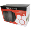 SyncSound SS-MC60-BK 6.5" 100W Outdoor-Indoor Speakers Pair 8 Ohms With Wall Mounting Brackets Black - - Mounts For Less