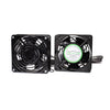 SyncSystem SSYS-CF-02 Cooling Fan for Wall Mount Racks - 2 Fans + Power Cable, Black - 44-SSYS-CF-02 - Mounts For Less