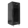 SyncSystem SSYS-RACK-36 Server Cabinet/ Rack AV 36U with Glass Door, Black - 44-SSYS-RACK-36 - Mounts For Less