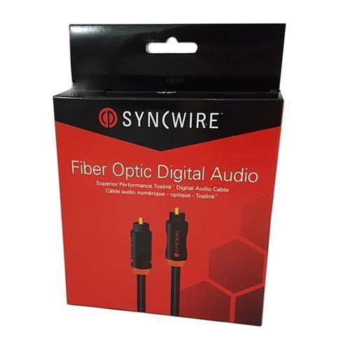 SyncWire Toslink Audio Fiber Optic Cable Professional Premium 4m - 07-0150 - Mounts For Less