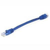 TechCraft Cat5e Ethernet Network Cable 350 MHz RJ-45 0.5 Foot Blue - 89-0953 - Mounts For Less